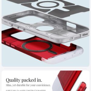 Spigen Classic C1 MagSafe, ruby - Apple iPhone 16 Pro Max - Image 11