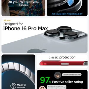 Spigen Classic C1 MagSafe, ruby - Apple iPhone 16 Pro Max - Image 3