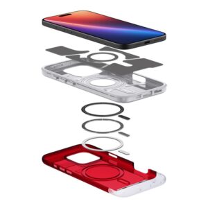 Spigen Classic C1 MagSafe, ruby - Apple iPhone 16 Pro Max - Image 16