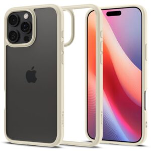 Spigen Crystal Hybrid, mute beige - Apple iPhone 16 Pro Max