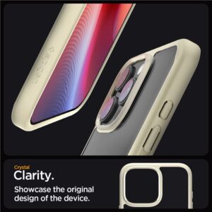Spigen Crystal Hybrid, mute beige - Apple iPhone 16 Pro Max - Image 3