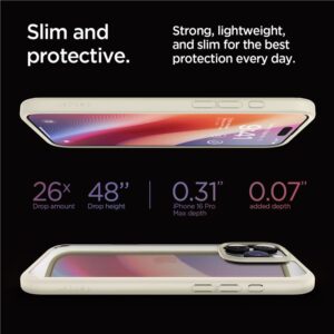Spigen Crystal Hybrid, mute beige - Apple iPhone 16 Pro Max - Image 14