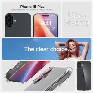 Spigen dėklas ULTRA HYBRID skirtas Apple iPhone 16 Plus crystal clear - Image 15