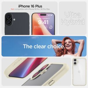 Spigen Ultra Hybrid, mute beige - Apple iPhone 16 Plus - Image 20