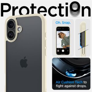 Spigen Ultra Hybrid, mute beige - Apple iPhone 16 Plus - Image 14