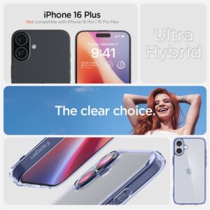 Spigen Ultra Hybrid, sky crystal - Apple iPhone 16 Plus - Image 6