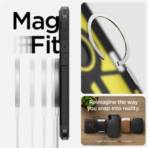 Spigen Tough Armor MagSafe su stoveliu Apple iPhone 16 Plus - dėklas telefonui juodos spalvos - Image 17