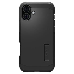 Spigen Tough Armor MagSafe su stoveliu Apple iPhone 16 Plus - dėklas telefonui juodos spalvos - Image 19
