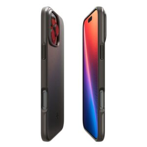 Spigen Thin Fit MagSafe dėklas skirtas Apple iPhone 16 Pro - gunmetal - Image 12
