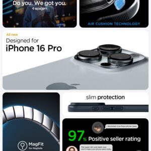 Spigen Thin Fit MagSafe Case Apple iPhone 16 Pro - Dark Gray - Image 16