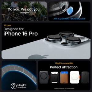 Dėklas Spigen Rugged Armor MagSafe do Apple iPhone 16 Pro - dėklas telefonui pilkos spalvos - Image 20