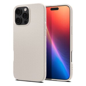 Spigen Liquid Air Apple iPhone 16 Pro - dėklas telefonui titano spalvos - Image 8