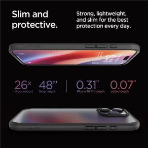 Spigen Ultra Hybrid Apple iPhone 16 Pro - dėklas telefonui juodos spalvos - Image 14