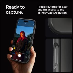 Spigen Ultra Hybrid Apple iPhone 16 Pro - dėklas telefonui juodos matinės spalvos - Image 12