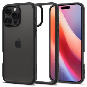 Spigen Ultra Hybrid Apple iPhone 16 Pro - dėklas telefonui juodos matinės spalvos - Image 10