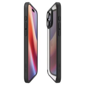 Spigen Ultra Hybrid Apple iPhone 16 Pro - dėklas telefonui juodos matinės spalvos - Image 19