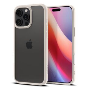 Spigen Ultra Hybrid, natural titanium - Apple iPhone 16 Pro