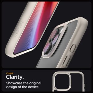 Spigen Ultra Hybrid, natural titanium - Apple iPhone 16 Pro - Image 6