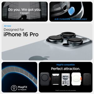Spigen Ultra Hybrid MagSafe, zero one natural titanium - Apple iPhone 16 Pro - Image 8