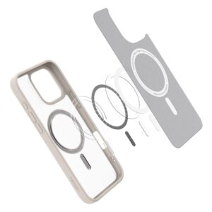 Spigen Ultra Hybrid Mag MagSafe - dėklas skirtas Apple iPhone 16 Pro Frost Natural Titanium - Image 6