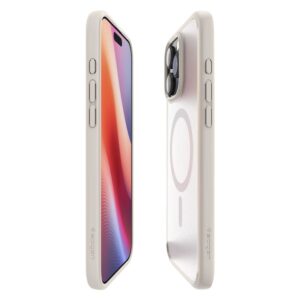 Spigen Ultra Hybrid Mag MagSafe - dėklas skirtas Apple iPhone 16 Pro Frost Natural Titanium - Image 7