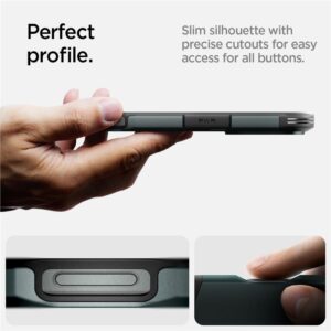 Spigen Tough Armor MagSafe su stoveliu Apple iPhone 16 Pro - dėklas telefonui žalios spalvos - Image 12