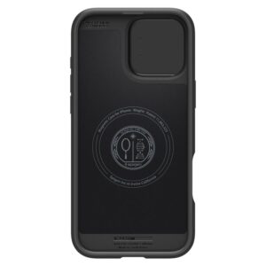 Apple iPhone 16 Pro Spigen Optik Armor Mag MagSafe dėklas telefonui juodos spalvos - Image 14
