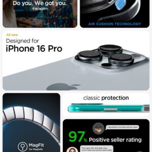 Spigen Classic C1 MagSafe, bondi blue - Apple iPhone 16 Pro - Image 15