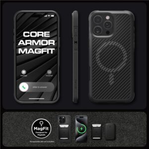 Spigen Core Armor Mag MagSafe Apple iPhone 16 Pro - dėklas telefonui juodos matinės spalvos - Image 20