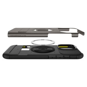 Spigen Slim Armor MagSafe, gunmetal - Apple iPhone 16 Pro - Image 20