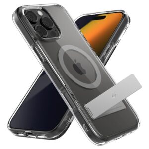 Spigen Caseology Capella MagSafe Kickstand, clear pilkos spalvos - Apple iPhone 16 Pro - Image 7