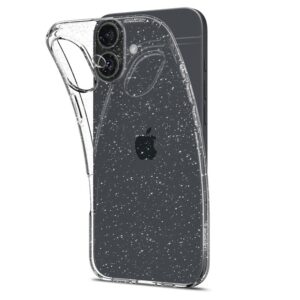 Apple iPhone 16 Spigen Liquid Crystal Glitter Crystal dėklas telefonui skaidrus - Image 13