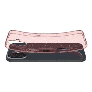 Spigen Liquid Crystal Glitter, Rose Quartz - Apple iPhone 16 - Image 6
