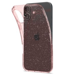 Spigen Liquid Crystal Glitter, Rose Quartz - Apple iPhone 16 - Image 8