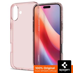 Spigen Liquid Crystal Glitter, Rose Quartz - Apple iPhone 16 - Image 9