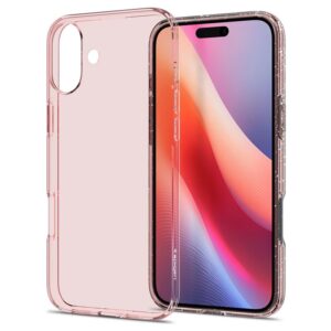 Spigen Liquid Crystal Glitter, Rose Quartz - Apple iPhone 16 - Image 10