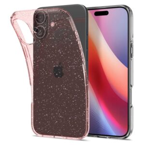 Spigen Liquid Crystal Glitter, Rose Quartz - Apple iPhone 16