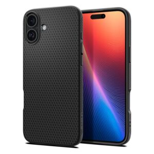 Spigen Liquid Air Apple iPhone 16 - dėklas telefonui juodos spalvos - Image 9