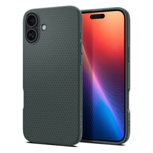 Spigen Liquid Air Apple iPhone 16 - dėklas telefonui žalios spalvos - Image 9
