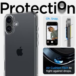 Spigen Ultra Hybrid Apple iPhone 16 - dėklas telefonui skaidrus - Image 12