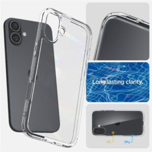 Spigen Ultra Hybrid Apple iPhone 16 - dėklas telefonui skaidrus - Image 13