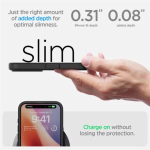 Spigen Ultra Hybrid Apple iPhone 16 - dėklas telefonui juodos matinės spalvos - Image 11