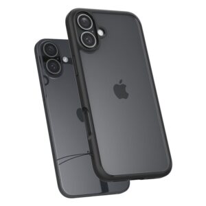 Spigen Ultra Hybrid Apple iPhone 16 - dėklas telefonui juodos matinės spalvos - Image 20