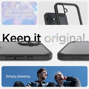 Spigen Ultra Hybrid Apple iPhone 16 - dėklas telefonui juodos matinės spalvos - Image 17