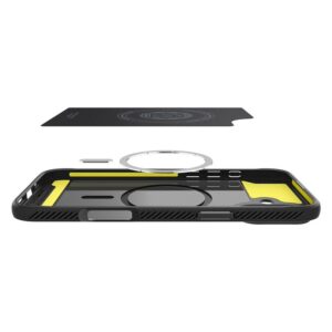 Spigen dėklas RUGGED ARMOR MAG compatible su MagSafe skirtas Apple iPhone 16 matte juodos spalvos - Image 13