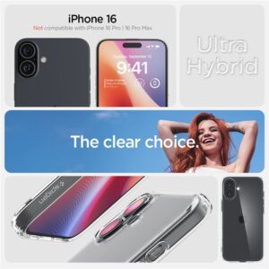 Spigen Crystal Hybrid, crystal clear - Apple iPhone 16 - Image 17