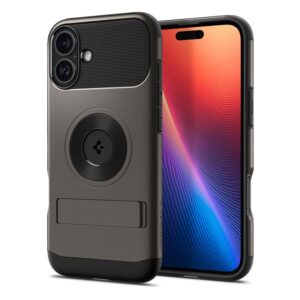 Spigen Slim Armor MagSafe, gunmetal - Apple iPhone 16