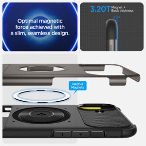 Spigen Slim Armor MagSafe, gunmetal - Apple iPhone 16 - Image 14