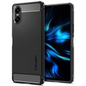 Sony Xperia 10 VI Spigen Rugged Armor Matte dėklas telefonui juodos spalvos - Image 6