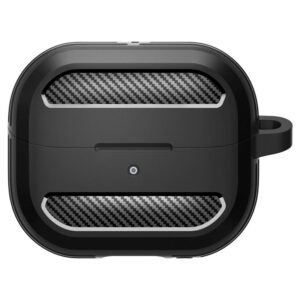 Samsung Galaxy Buds 3 / 3 Pro Spigen Rugged Armor Matte dėklas ausinėms juodos spalvos - Image 15